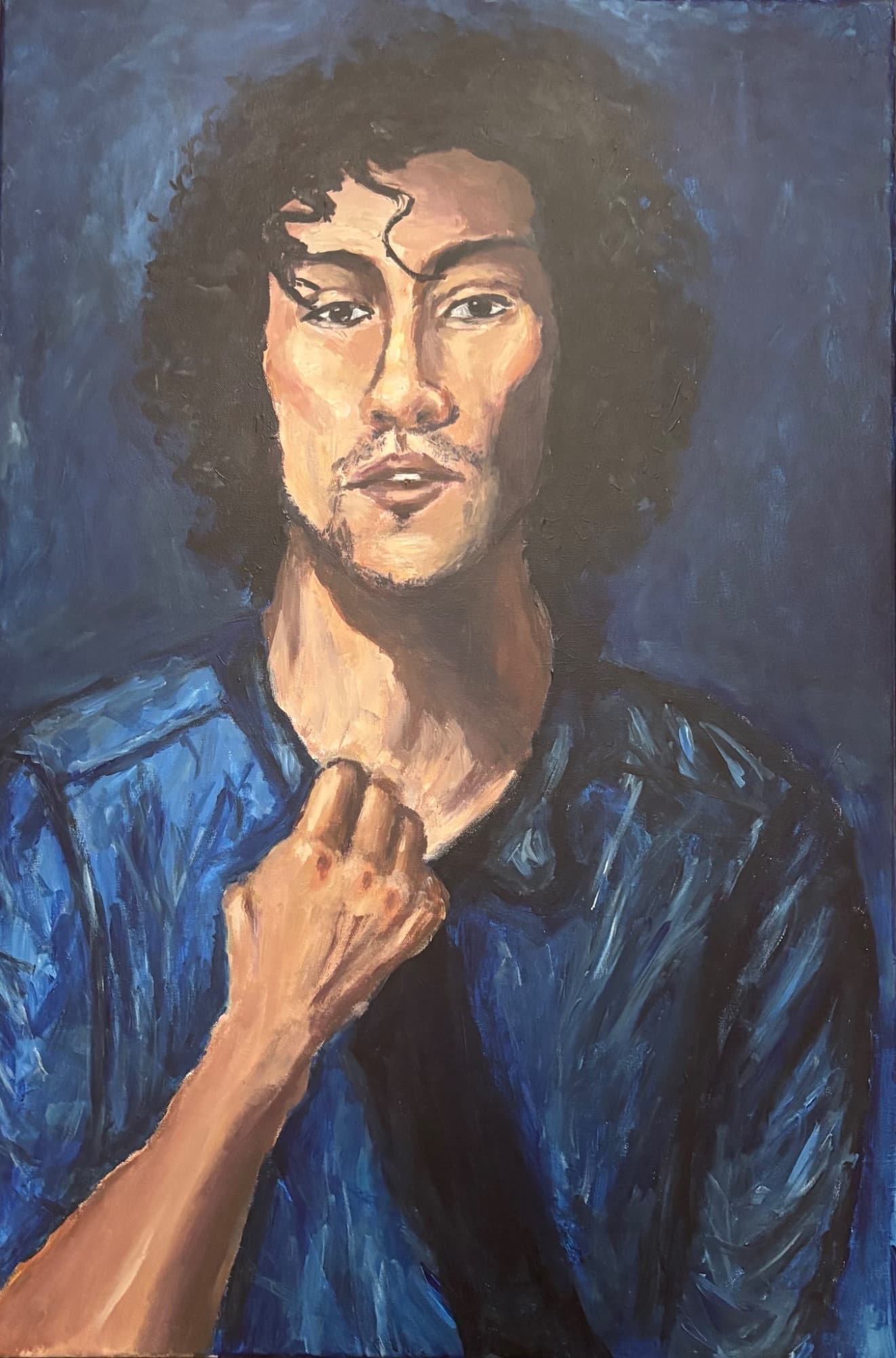 Man in Blue.